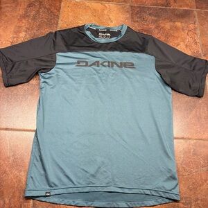Dakine Teal and Black Crew Neck Shirt
